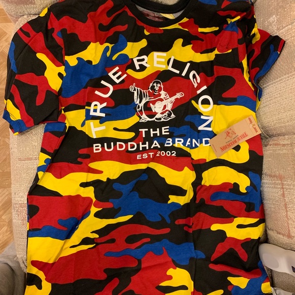 True Religion Tshirt Prime Camo Crew 